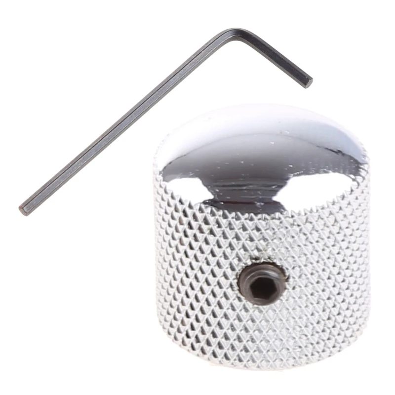 

Knob Button Tone Volume Dome Knob For Guitar Bass FD Metal
