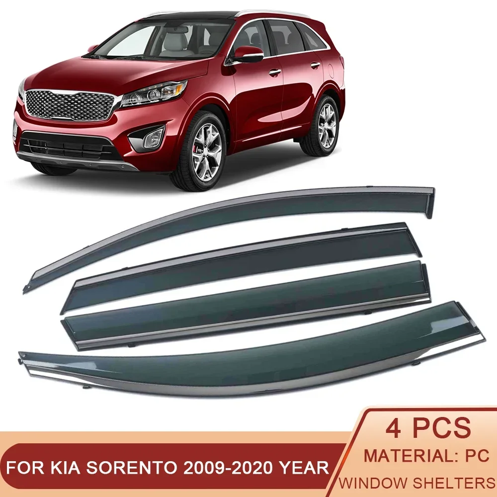 Для Kia Sorento(XM)(UM) 2009-2020 автомобильное окно солнцезащитный козырек от дождя козырьки