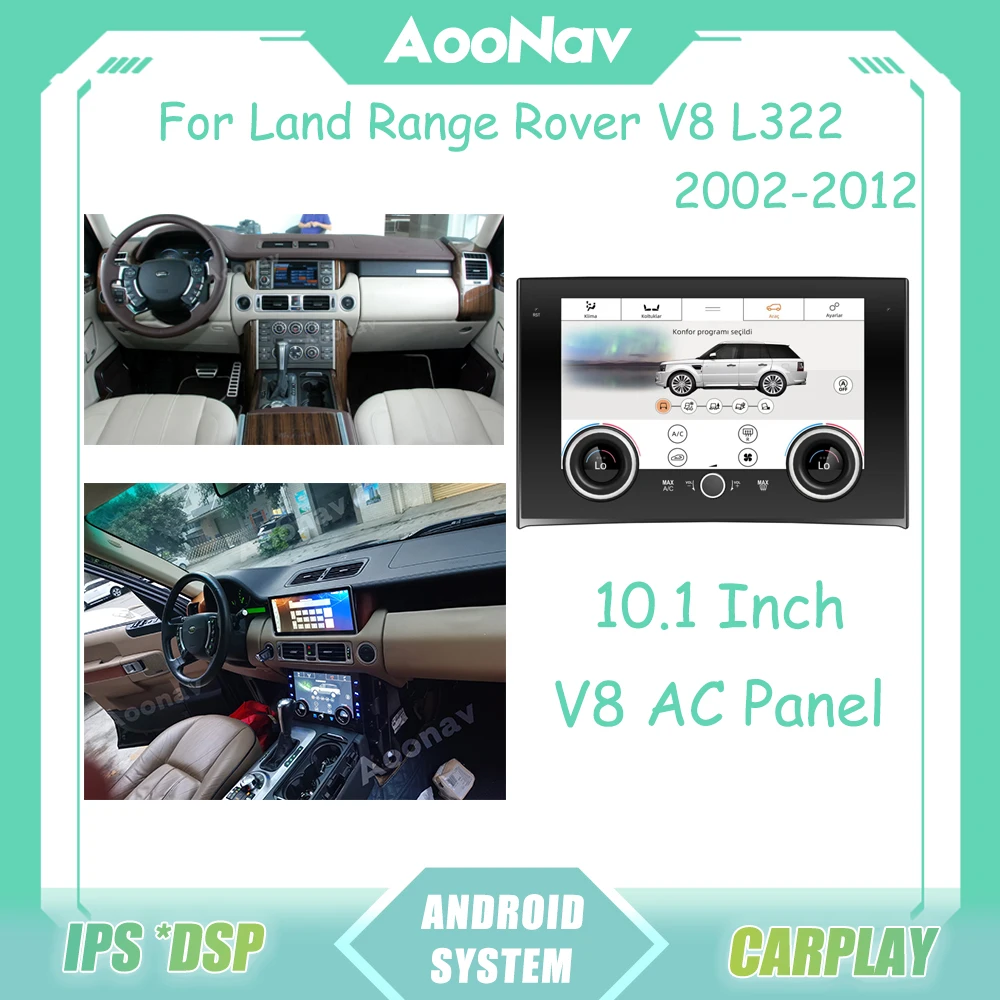 

Air Conditioner Control For Land Rover Range Rover V8 L322 2002 2003 2004 2005-2012 AC Panel Touch Stereo Board LCD Display