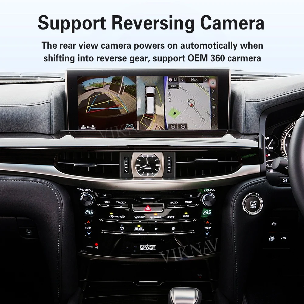 Android-бокс для Lexus LX570 2013-2023: Беспроводной CarPlay декодер, Android Auto, GPS-навигация, обновление оригинального экрана, медиаплеер (art.: 3920dc24dc403) - 3920dc24dc403