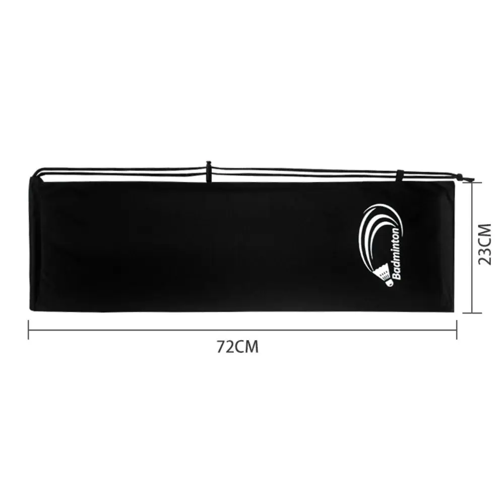 Прочная черная сумка для ракеток бадминтона утолщенная большой вместительный