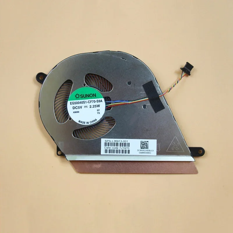 Новый вентилятор охлаждения процессора ноутбука для HP Chromebook x360 14-DA G1 кулер TPN-C138