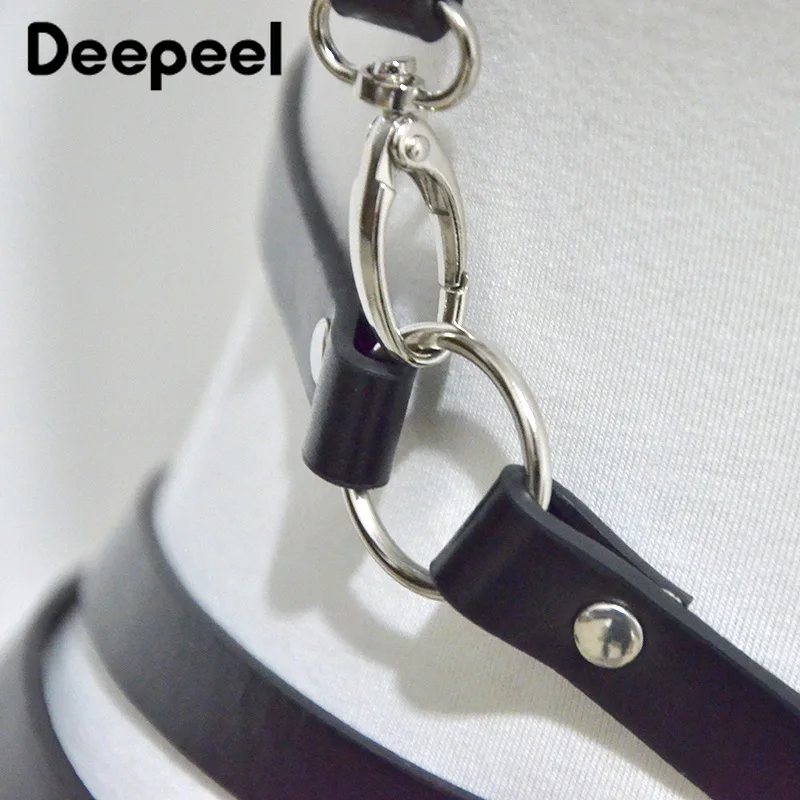 Deepeel 1 шт. модные кожаные подтяжки ремни Готический стиль женские декоративный
