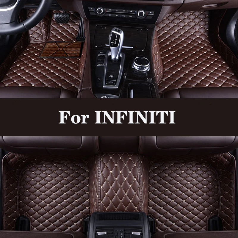

Full surround custom leather car floor mat for INFINITI ESQ FX Ⅱ/FX35 EX/EX25 M25 M25L M35 car interior car accessories