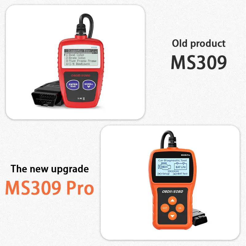 Диагностический сканер ошибок автомобиля MS309 Pro прибор для диагностики