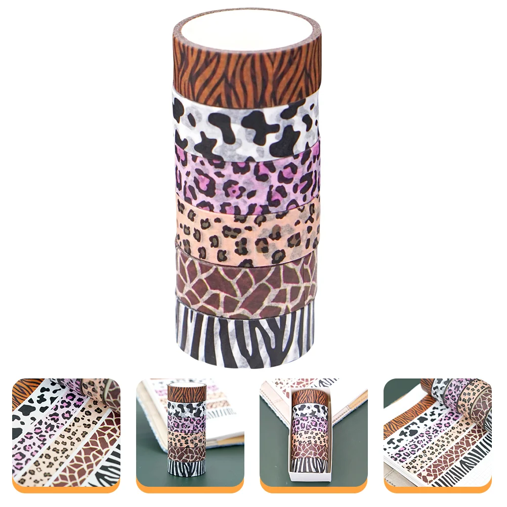

Adhesive Tape Animal Prints DIY Tapes Handbook Self-Adhesive Paperchase Notebook