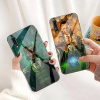 marvel superhero loki phone case tempered glass for huawei p30 p20 p10 lite honor 7a 8x 9 10 mate 20 pro