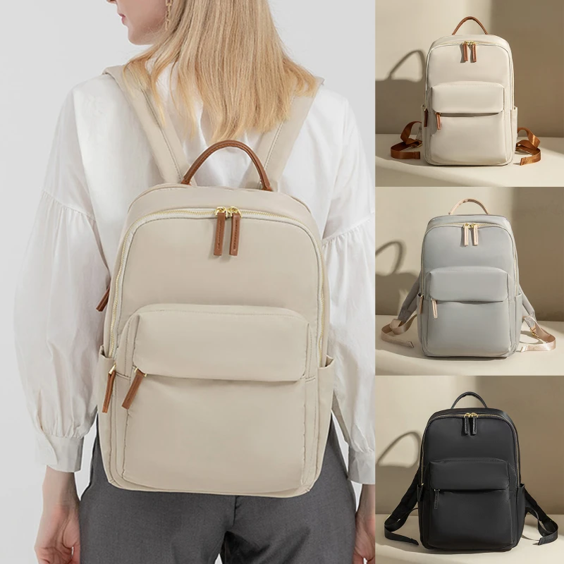 

Backpacks Woman Laptop Backpack Business Travel Bags Oxford Large Notebook Back Pack Waterproof Commuter Urban Bagpack Luxury