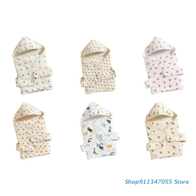 

Baby Swaddle Sleep Sacks Soft Cotton Baby Swaddle Blankets w/ Hood Sleeping Bag Drop shipping