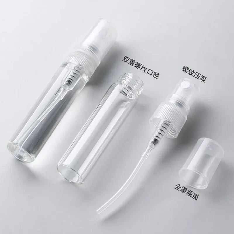 2 мл 3 5 10 портативные мини-косметические образцы стеклянные бутылки Пустые