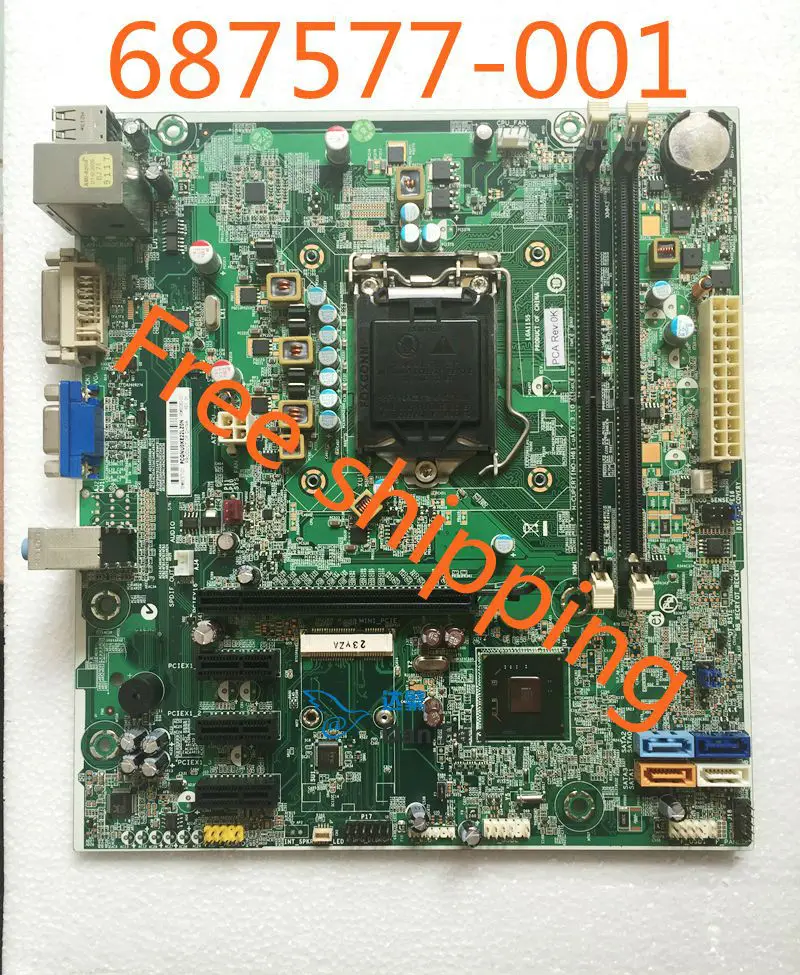 687577-001 для HP Pro 3500 материнская плата настольного компьютера 682953-001 H-CUPERTINO-H61-uATX: 3 10
