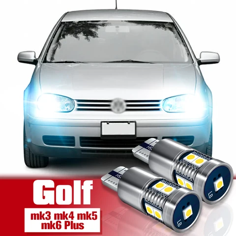 Лампа для парковки, 2 шт., светодиодная лампа для Volkswagen Golf mk3 mk4 mk5 Plus mk6 1997-2016 2011 2012 2013