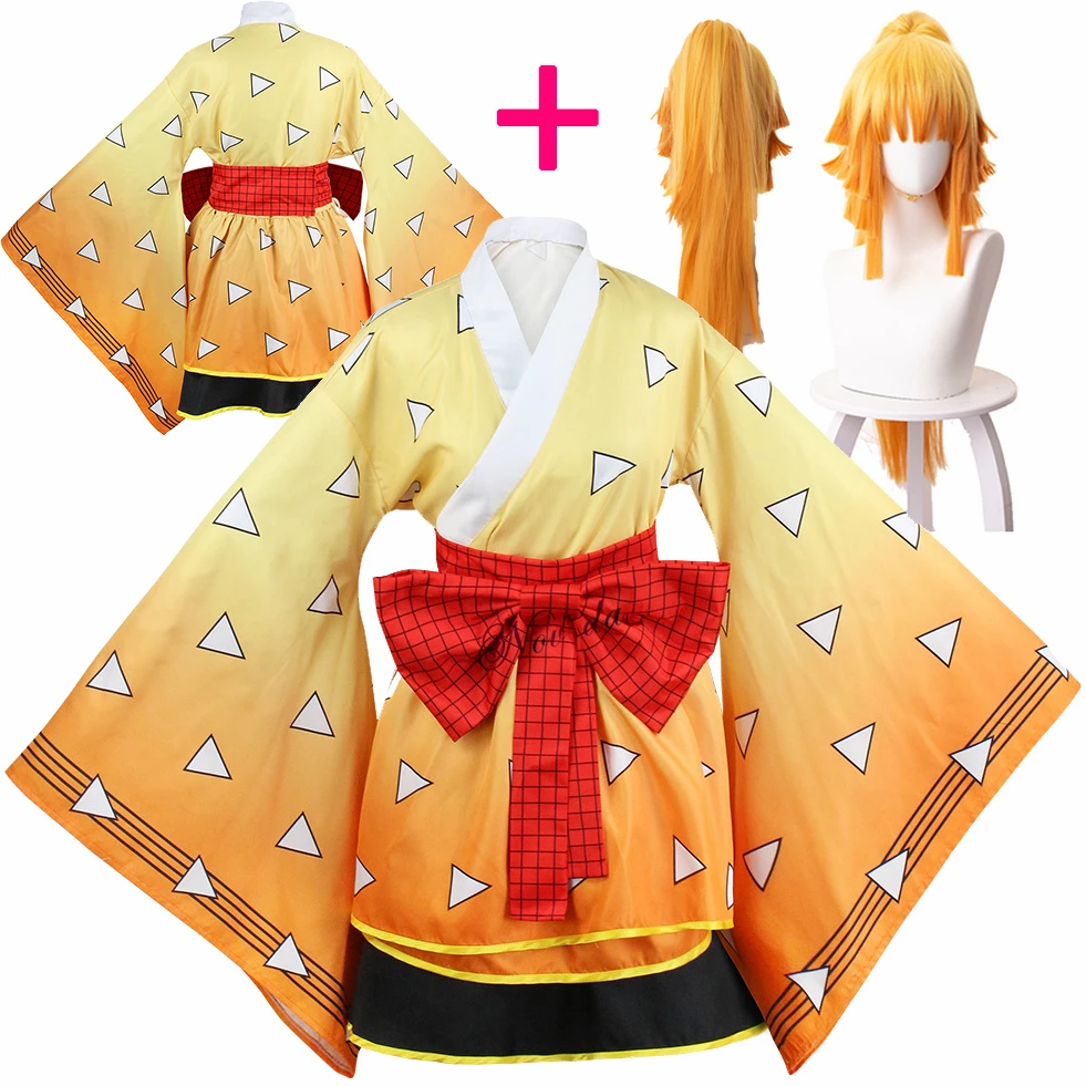 Kimono de Guardianes de la noche, atuendo Cosplay de la serie Demon Slayer, de diferentes personajes Yaiba, Tanjirou Kamado, Nezuko, Zenitsu, Shinobu, para niños y adultos