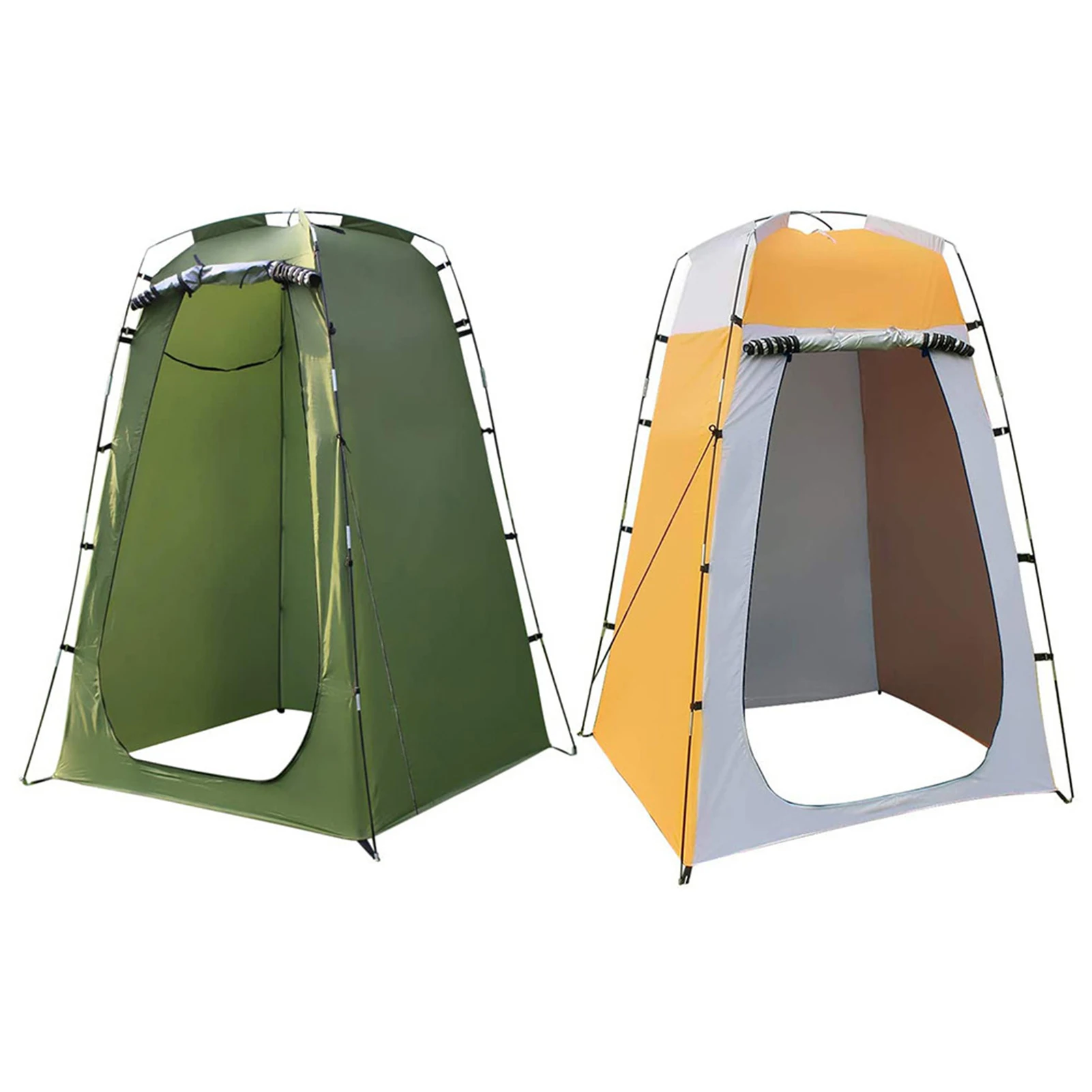 

Outdoor Portable Shower Toilet Camping Tent For Shower 6FT Privacy Changing Room For Camping Toilet Shower Beach Anti UV