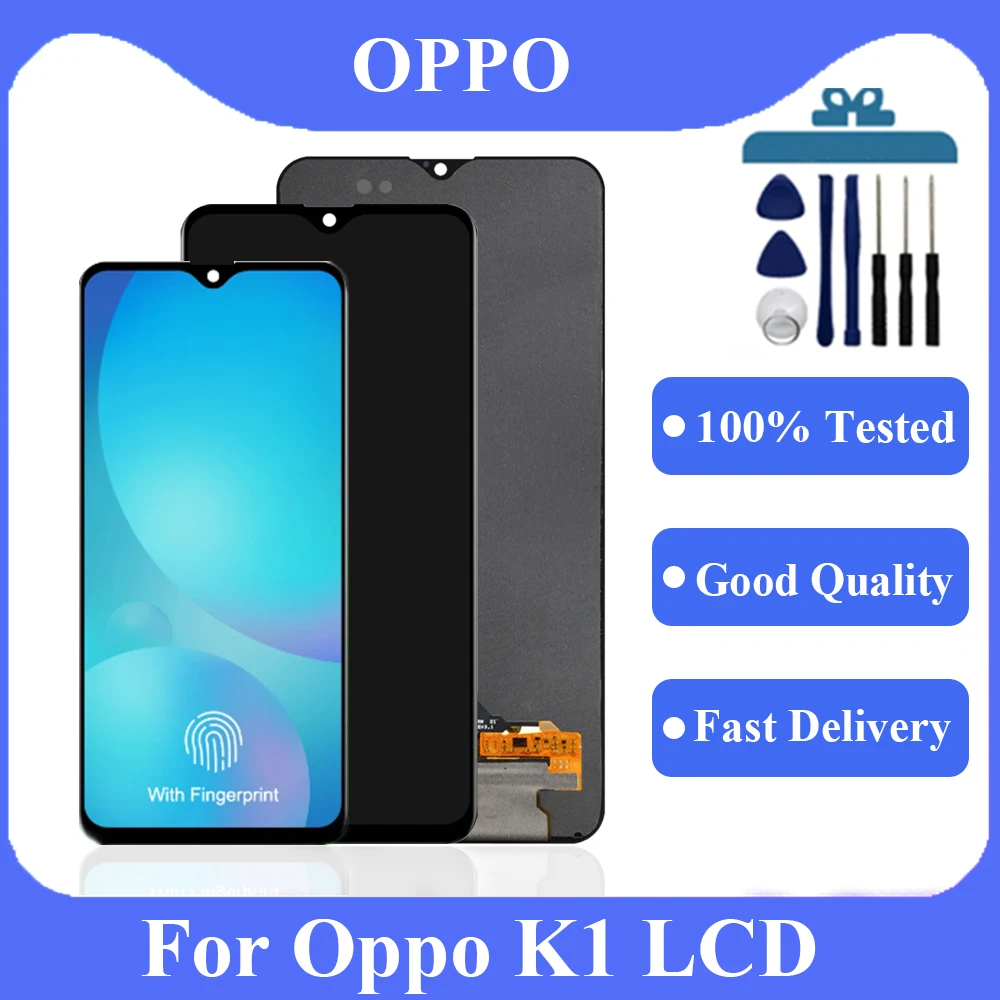 

6.4 inch OLED/TFT For Oppo K1 PBCM30 LCD Display Touch Screen Digitizer Assembly Replacement For Oppo K1 LCD Display