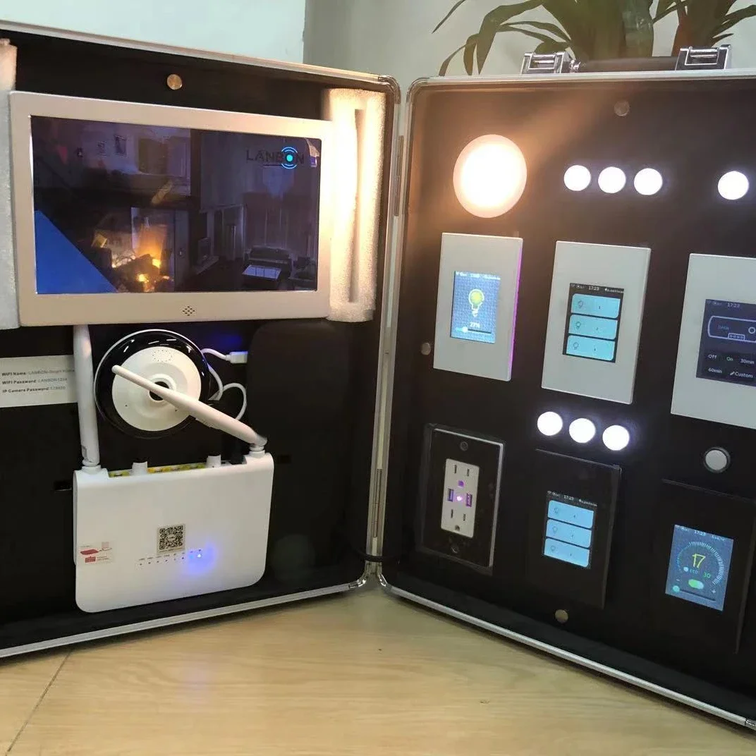 Автоматизация Lanbon стандарт ЕС США WIFI Tuya 1 2 3 группы умный диммер выключатель света