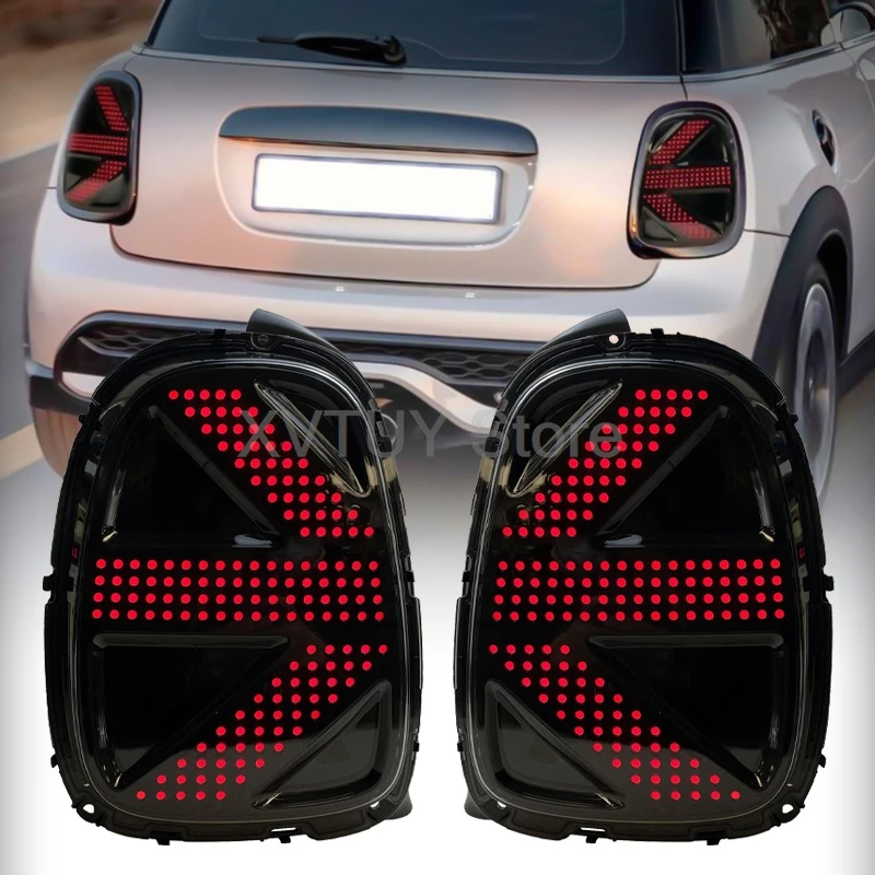 1 пара автомобильных светодиодных задних фонарей для BMW F56 F57 2014 задние фонари в