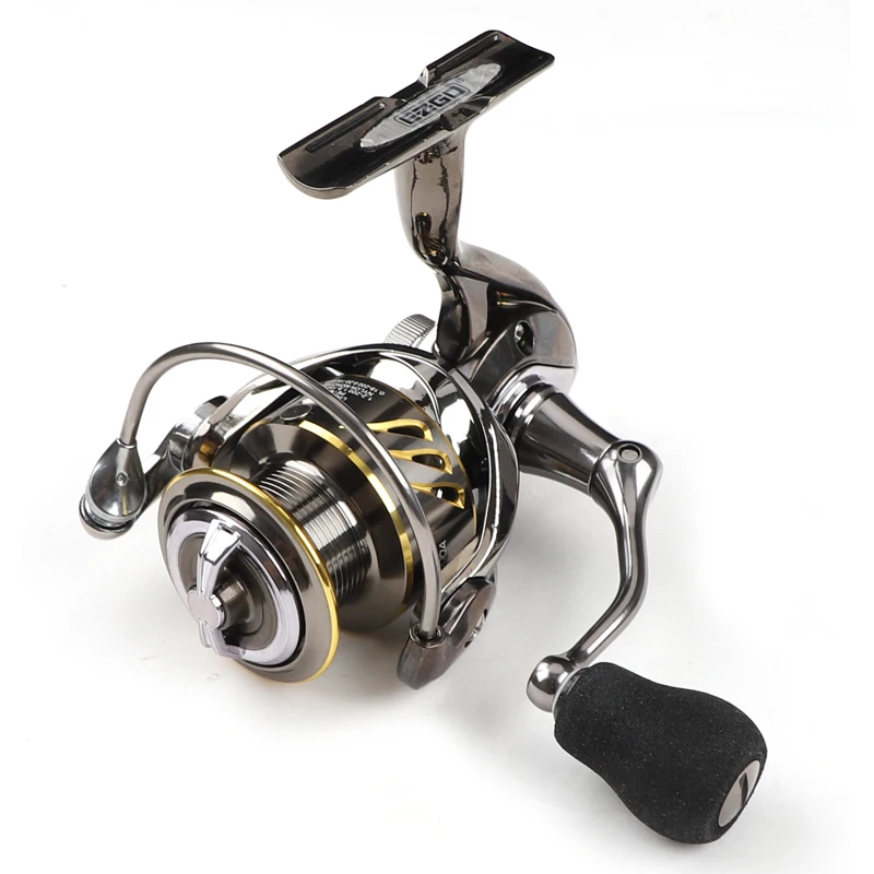 TAIGEK Metal Body Spinning Reels 9+1BB Carp Feeder Fishing Reel High Speed Saltwater/Freshwater Fishing Reels