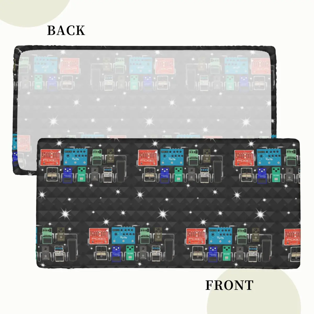 Фото Скатерть прямоугольная Pedalboard Of The Starz Custom, маслоотталкивающая, для обеденных мероприятий №2