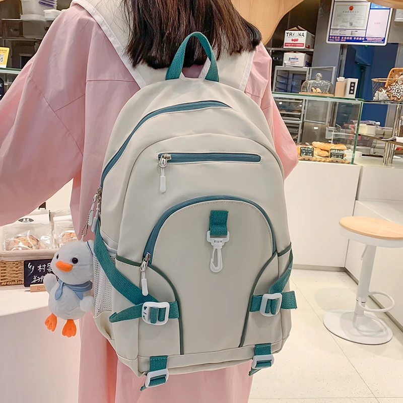 

2022 Large Capacity Anti-Theft Backpack For Women School Bag For College Students Fashion Bookbag Female Travel Rucksack Mochila