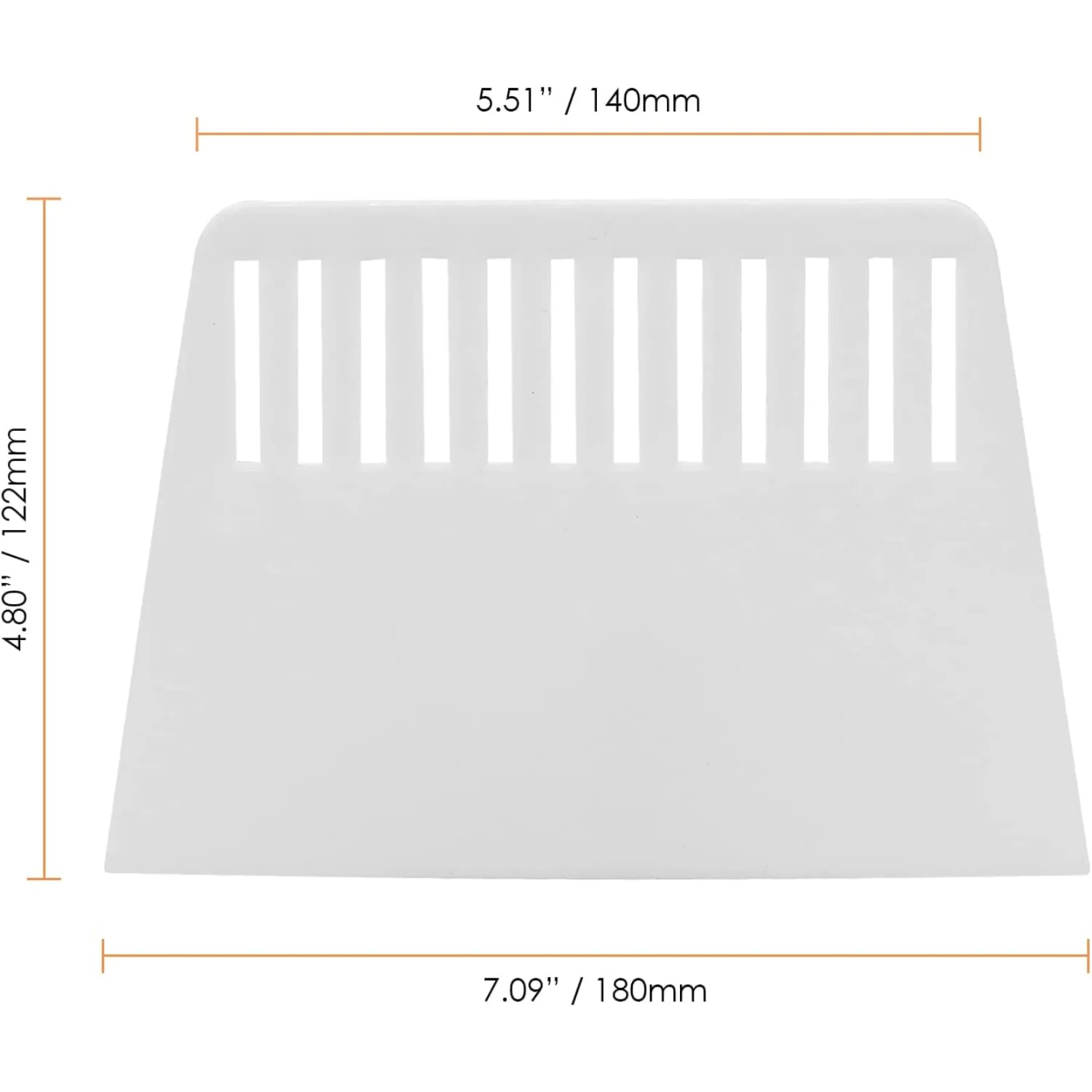 Пластиковая шпатлевка 7-дюймовый инструмент для скребка гибкий раздвижной