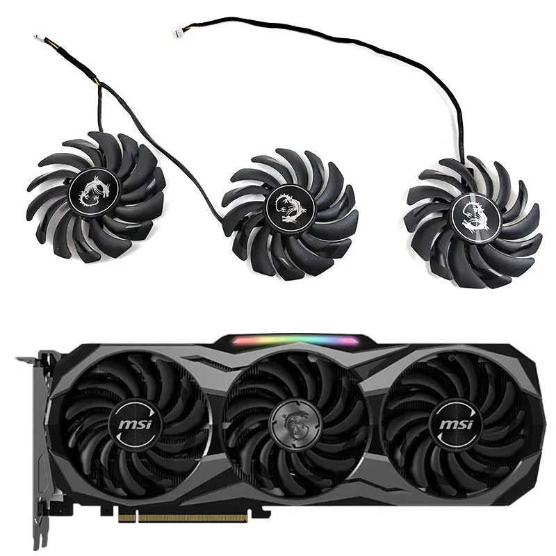 Кулер MSI для графического процессора MSI GeForce RTX 2070 2080 RTX 2080Ti Кулер MSI для графического процессора MSI GeForce RTX 2070 2080 RTX 2080Ti