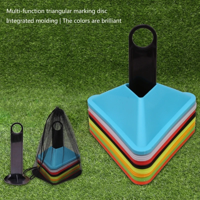 5 шт. футбольная тренировочная тарелка лоток для разметки футбола маркер