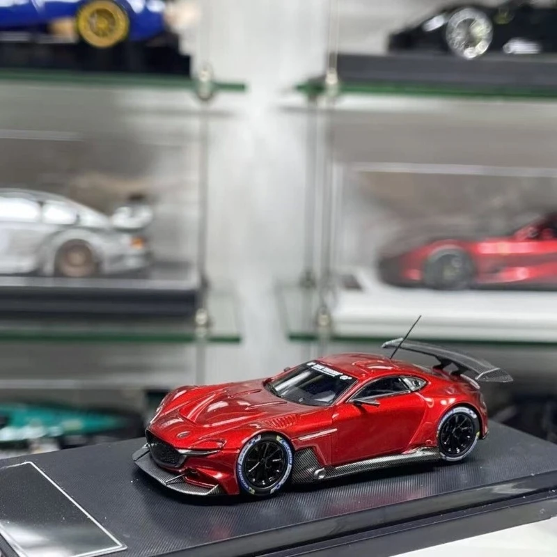 Фото Коллекционная модель автомобиля Mazda RX GT3 из сплава, масштаб 1:64, лимитированная серия, высококачественная имитация, украшение для интерьера. №1