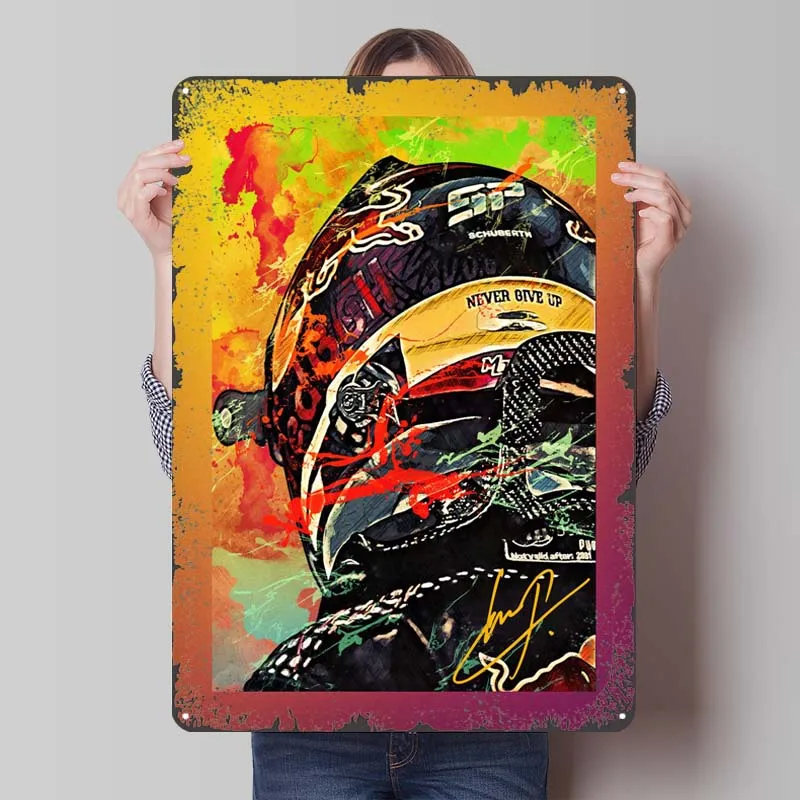 Металлический знак Sergio Perez