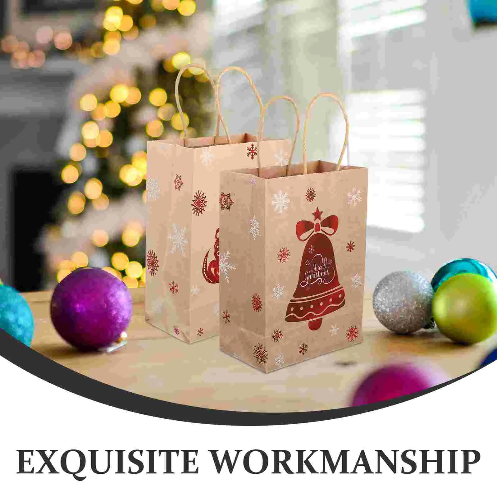 10 шт. Рождественская сумка-тоут игрушка для конфет подарок праздничные бумажные