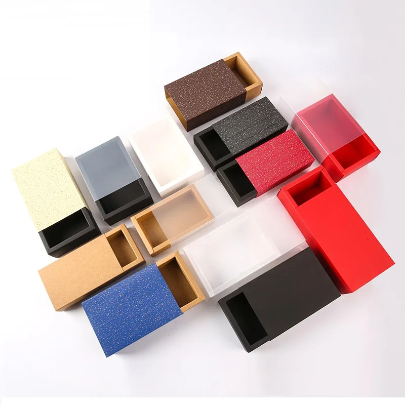 

20 шт., коробки из крафт-бумаги для украшений