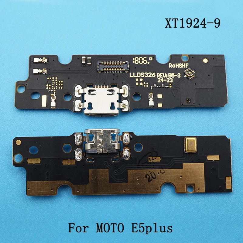 

10 шт./лот Micro USB гибкий кабель для MOTO E5plus/XT1924-9 USB порт зарядное устройство док-разъем запасная маленькая плата