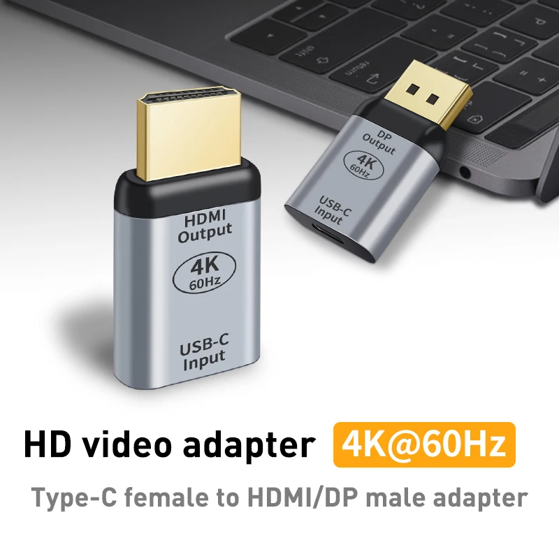 

4K USB C к DP/HDMI-совместимый/Mini DP кабель типа C к HDMI Thunderbolt 3 адаптер для MacBook Pro Samsung S20 4K UHD
