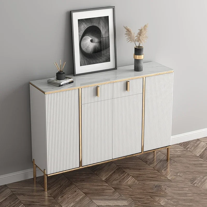 Космическая гостиная шкафы для обуви подставка полка роскошные деревянные полки