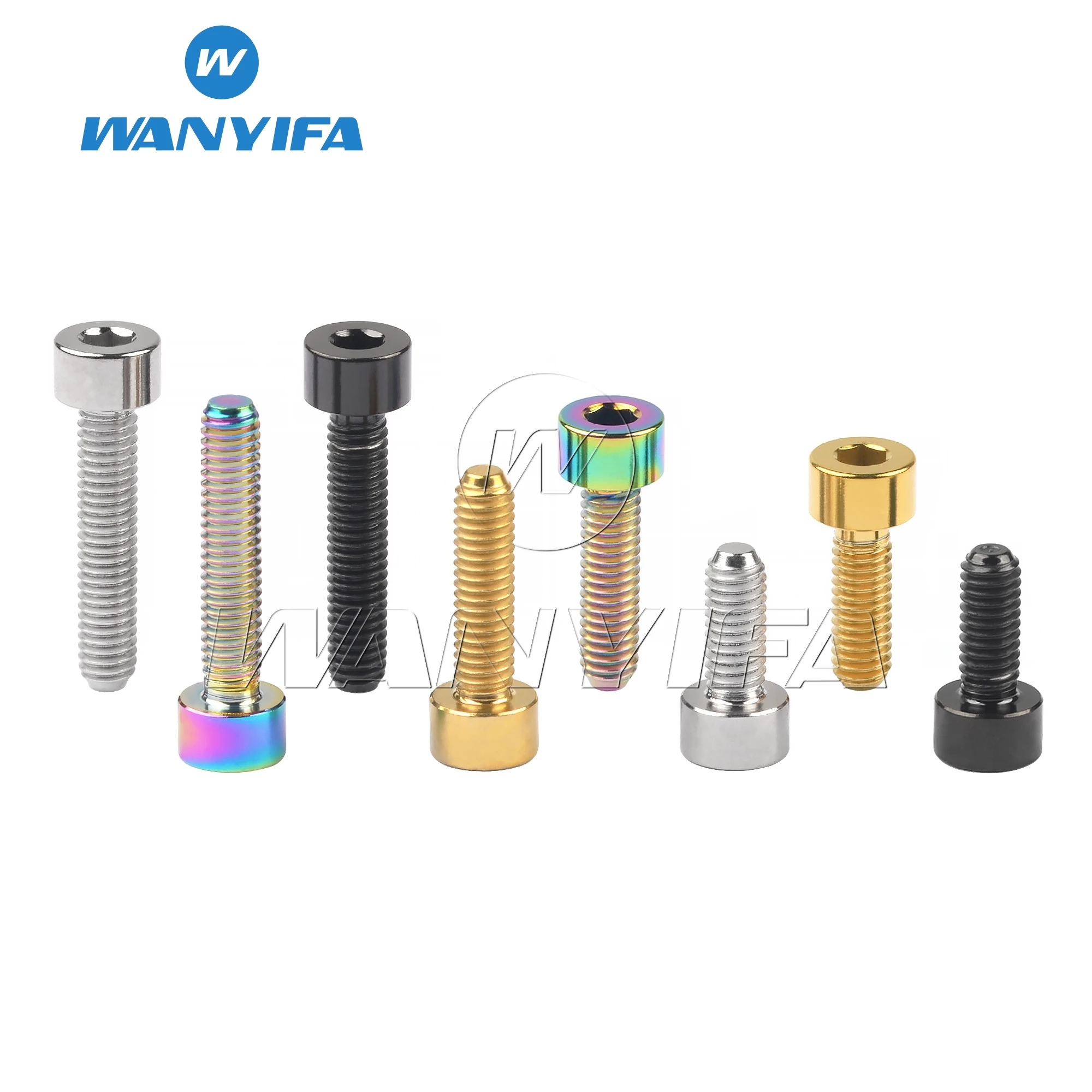 Титановый болт Wanyifa M4x10/12/15/20 мм шестигранный ключ винты с квадратной головкой