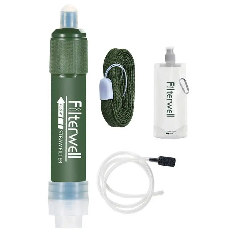 Survival Water Filter 0.01 Micron Survival Water Purifier Em