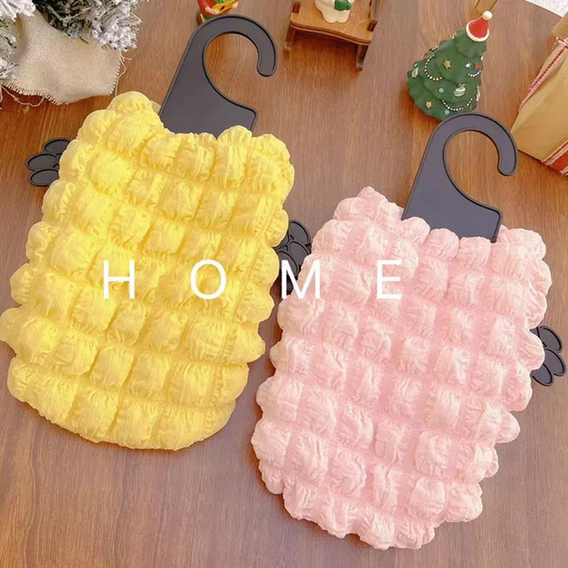 

Bubble Lattice Hoodies Puppy Clothes Winter Cat Dog Coat Sweatshirt Vest For Small Dogs Yorkie Kitten Pullover Hoodie Sweater XS