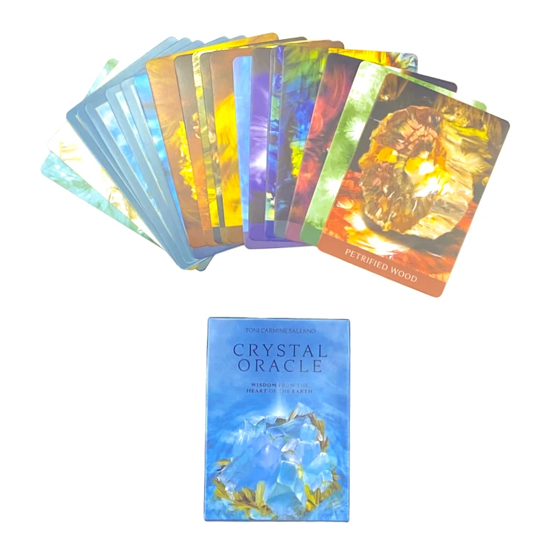 

Crystal Oracle Card Tarot Prophecy Fate Divination Deck Family Party Board Game Beginners Cards Fortune Telling Game