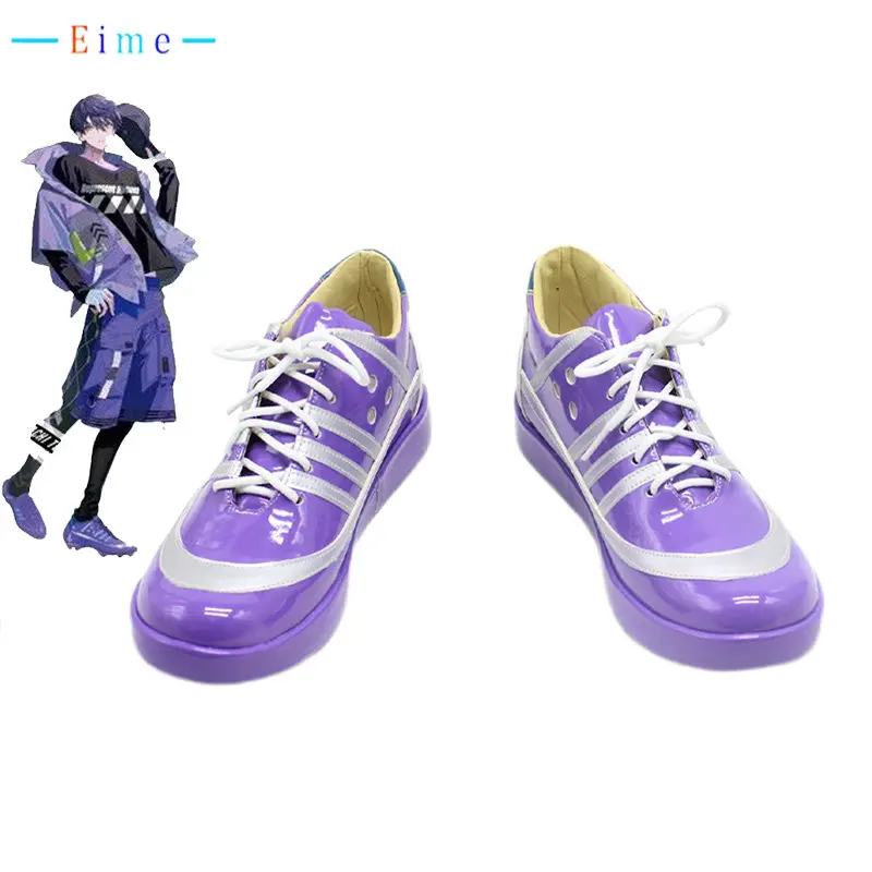

Kenmochi Toya Cosplay Shoes Youtuber Vtuber Cosplay Boots Halloween Carnival Prop PU Leather Shoes Custom Made