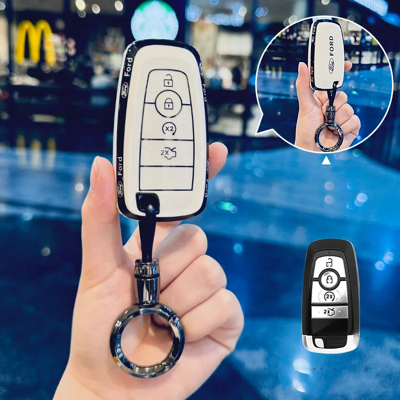 Новинка ТПУ 4 кнопки для Ford 2017 Mondeo Mustang Raptor F150 Fusion Edge разгрузочная модель L69