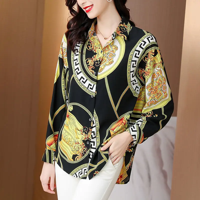 

Women's Coat Spring 2022 New Autumn Coat Loose Korean Shirt Women's Long Sleeve Shirt Light Ripe Wind Fashion Wear