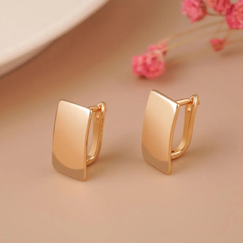 

1 Pair Earrings Fashion Elegant Square Women Fashion Earrings for Outdoor