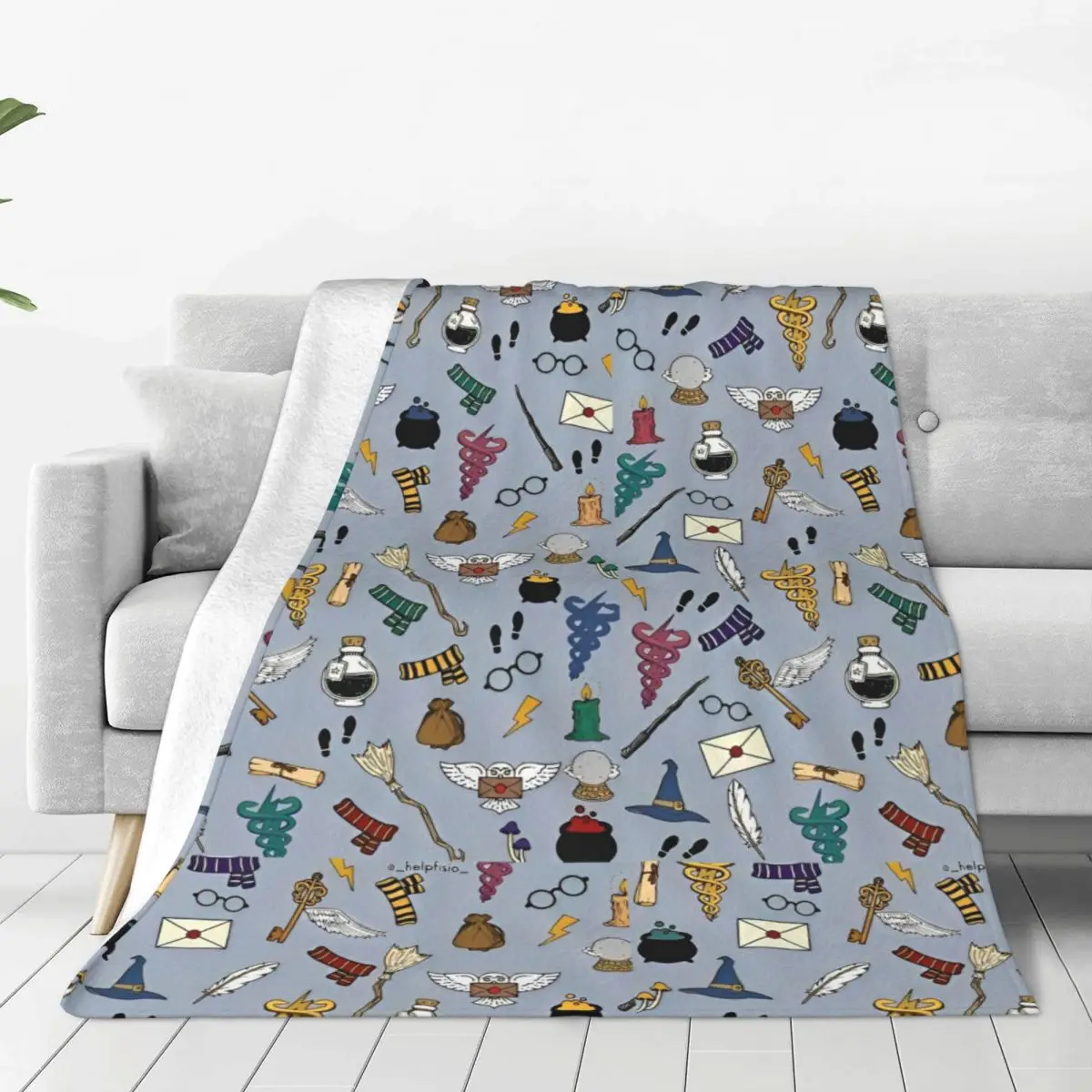 Теплое мягкое одеяло для путешествий офиса Харриса Поттера фланелевое покрывало