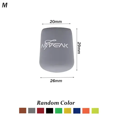 1 PC Coda de pesca aleatoria Mango de protección Caja de sílice Gel Alojo Coda Bottom Protector Fishing Tackle Accessorios