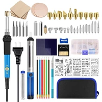 wood burning kit73 wood burning tool with adjustable temperature soldering iron for embossing carving us plug