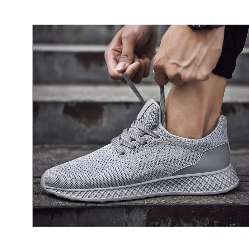 

2022 Summer New Men Casual Shoes Lace Up Men's Shoes Lightweight Comfortable Breathable Walking Sneakers Tenis Feminino Zapatos