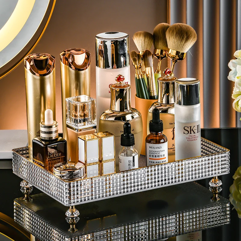1 шт. прозрачная стойка для хранения косметики