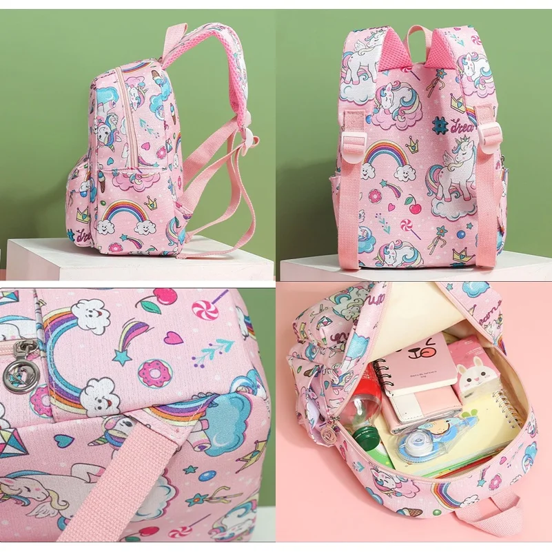 Children Lovely Unicorn Dinosaur Mini Backpacks New Girls Princess Small Schoolbags Boys Cartoon Lightweight Bag Drop Shipping