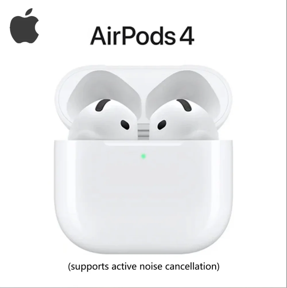 Bluetooth-наушники Apple AirPods 4 (поддержка активного шумоподавления) с зарядным чехлом