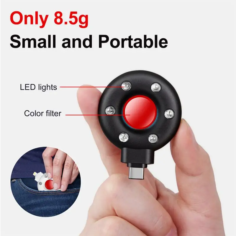 

Portable Camera Detector 3-speed Digital Prevent Sneak Shooting Multi-function Detector Infrared Scanning Scanner